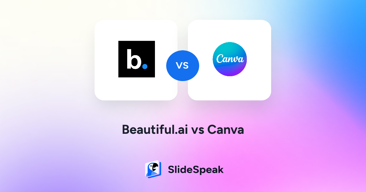 Beautiful.ai vs Canva: Battle of AI Presentation Software