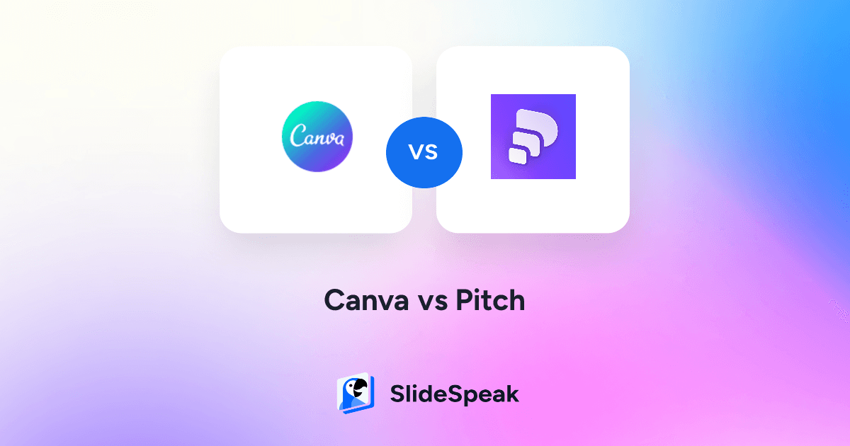 Canva vs Pitch Battle of Presentation Software