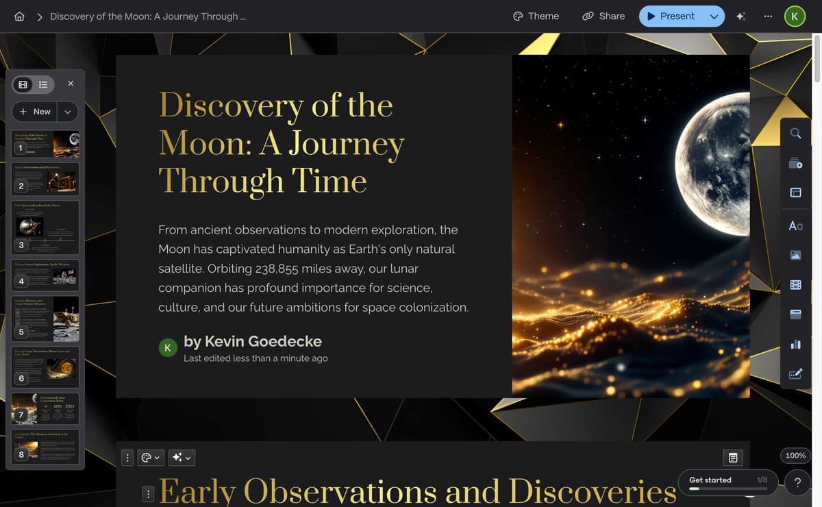 Gamma Presentation Mode