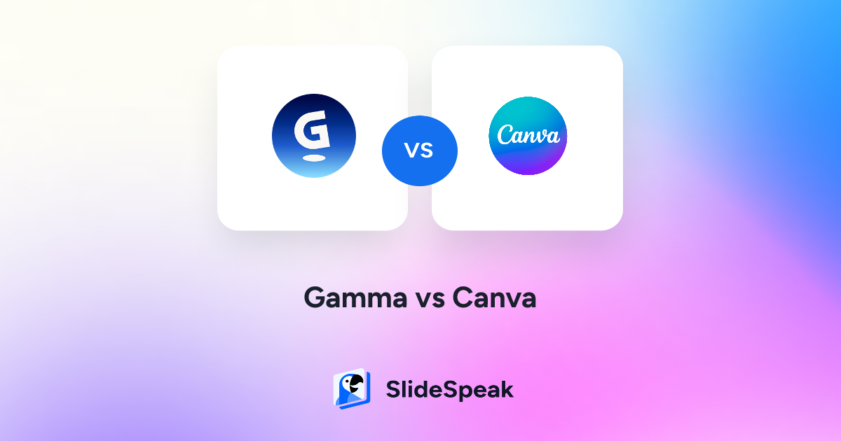 Gamma vs Canva: Battle of AI Presentation Software