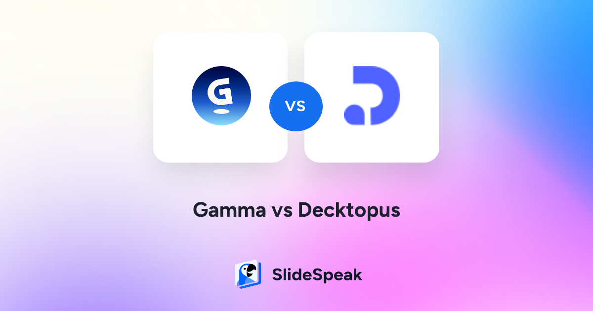 Gamma vs Decktopus Battle of Presentation Software