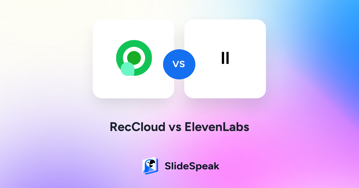 RecCloud vs ElevenLabs: Complete AI Text-to-Speech Comparison Guide 2025