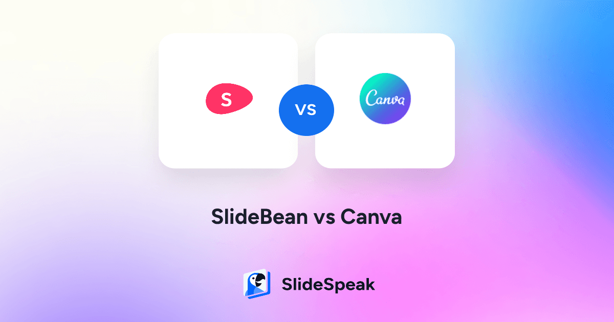 SlideBean vs Canva - Two Presentation Platforms Compared