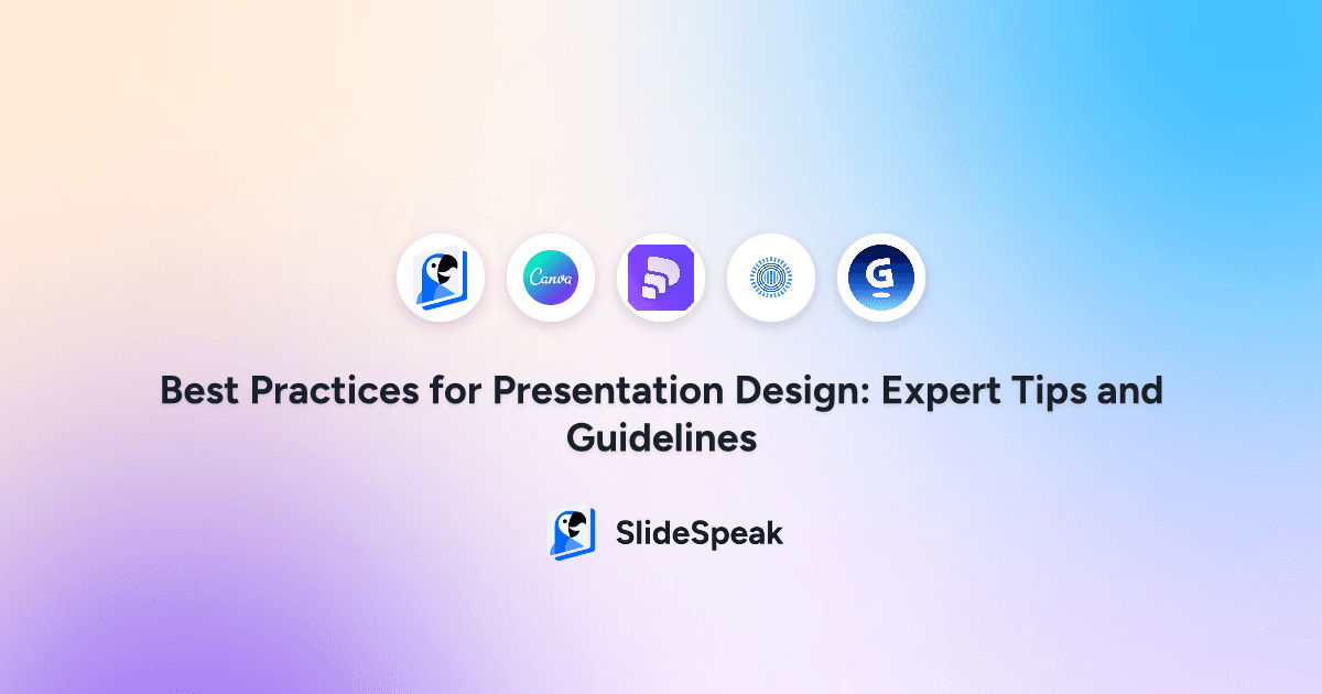 Best Practices for Presentation Design: Expert Tips and Guidelines