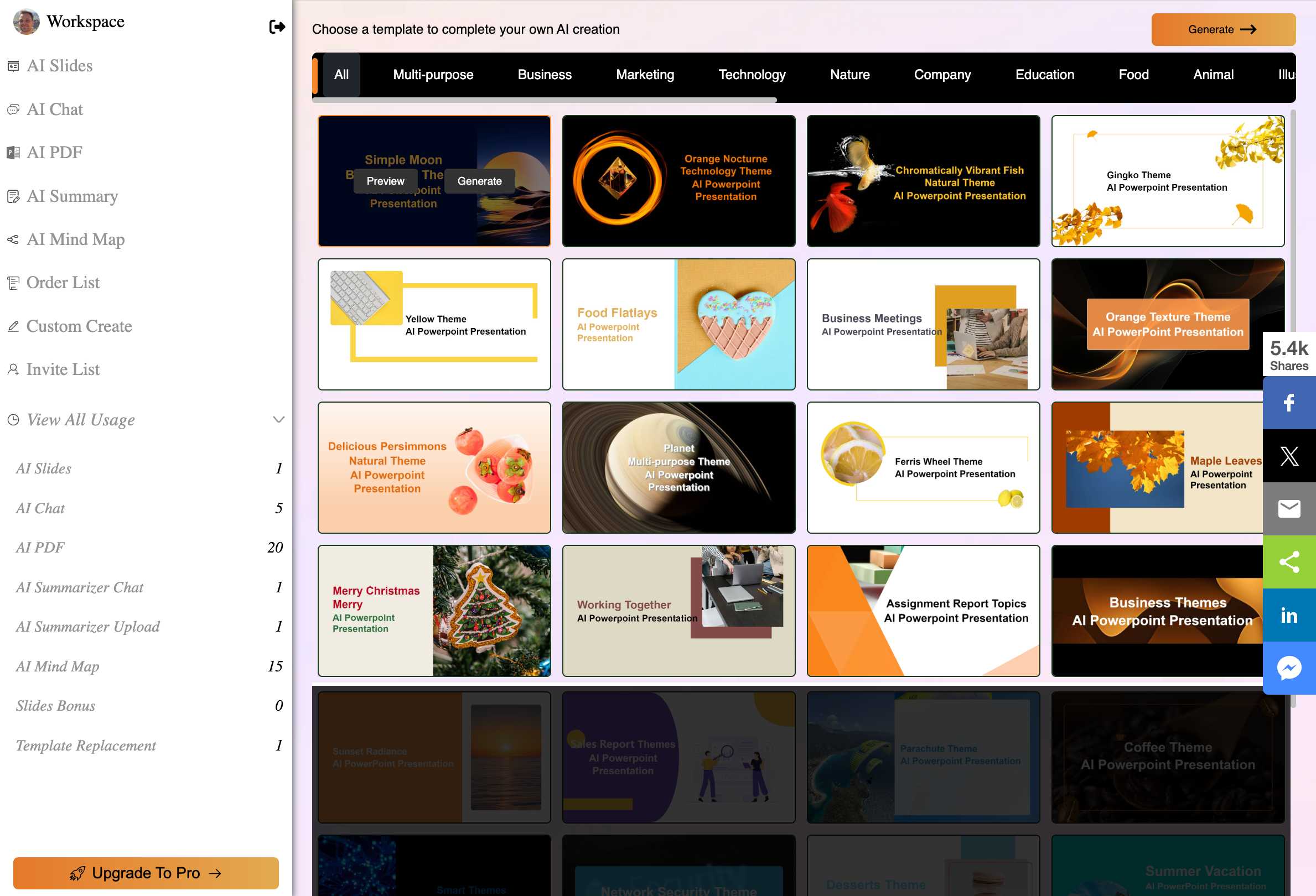 AutoPPT Template Gallery