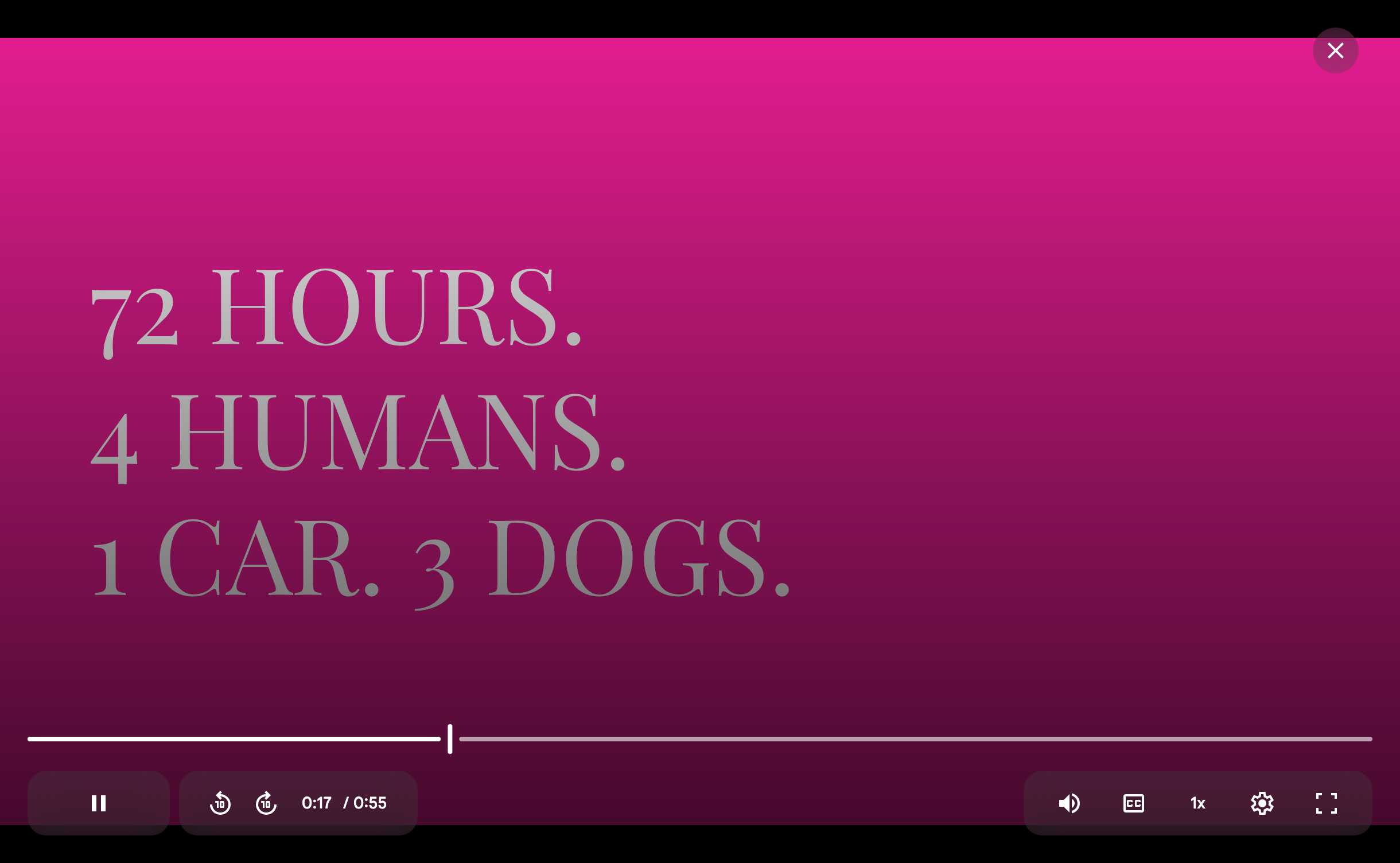 Video Playing Interface