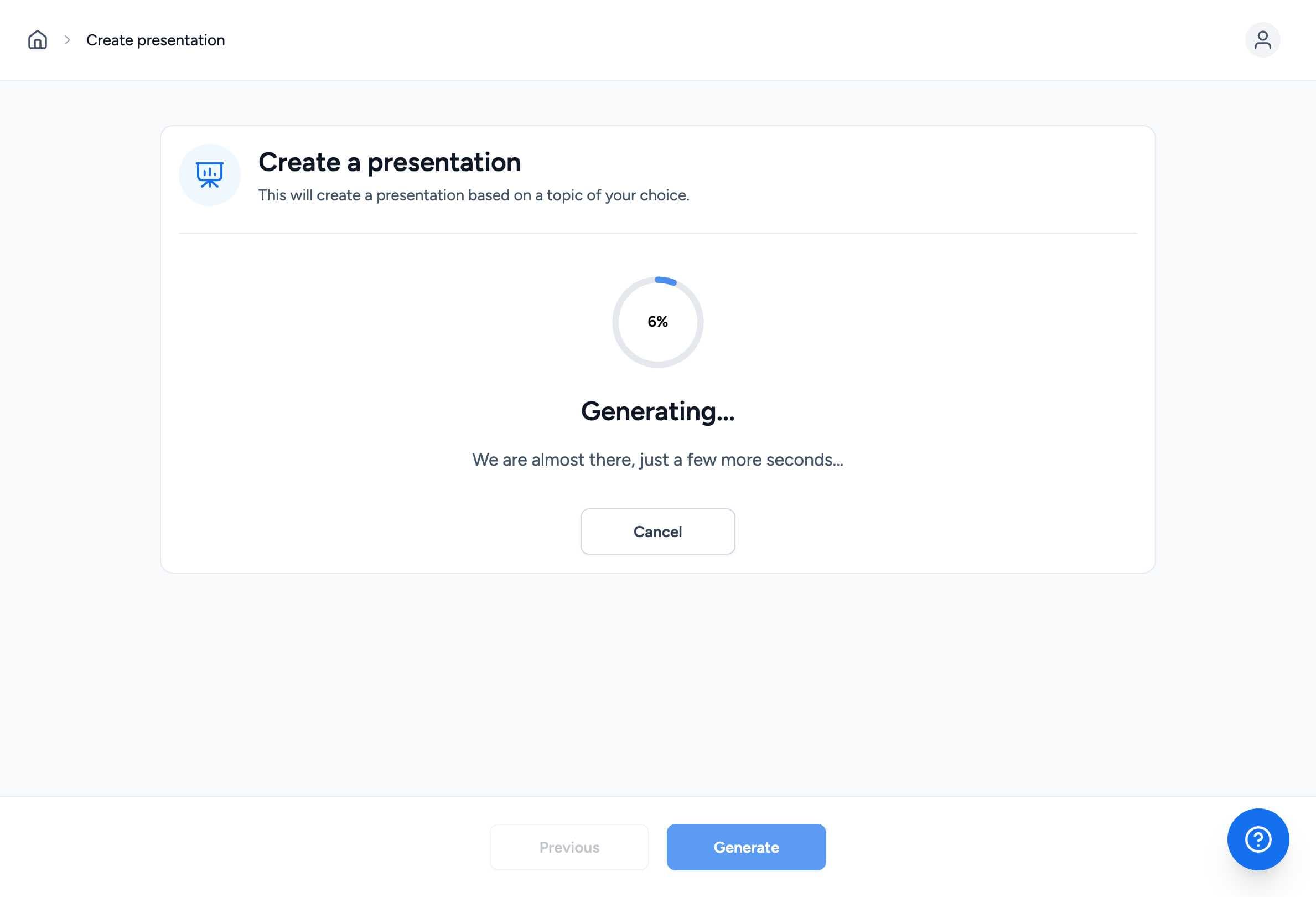Slidespeak Generation Process