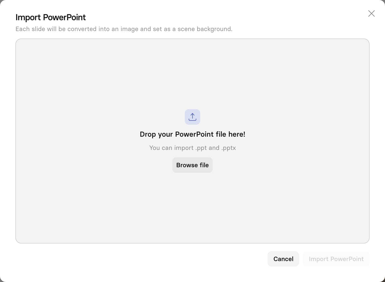 Synthesia Import PowerPoint