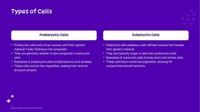 Biology: The Cell Structure (Grade 7) template slide 6 preview
