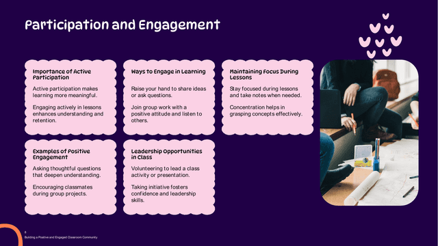 Classroom Rules & Expectations template slide 8 preview