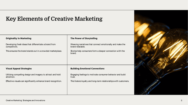 Creative Marketing Deckeroo template slide 5 preview