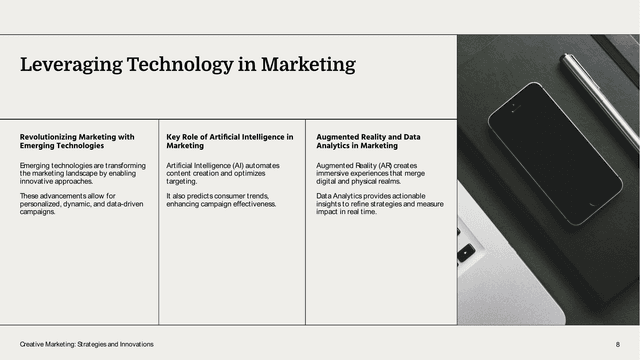 Creative Marketing Deckeroo template slide 8 preview