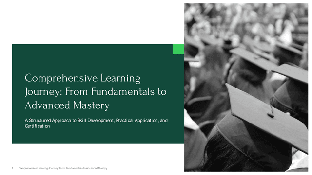 Educational Course Slides template slide 1 preview