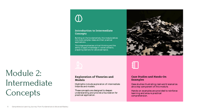 Educational Course Slides template slide 6 preview