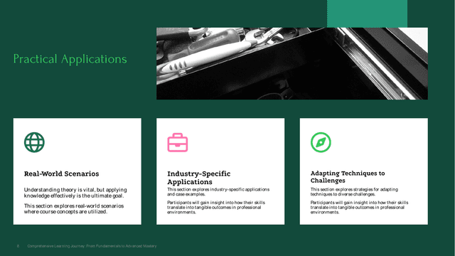 Educational Course Slides template slide 8 preview