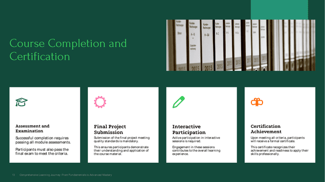 Educational Course Slides template slide 13 preview