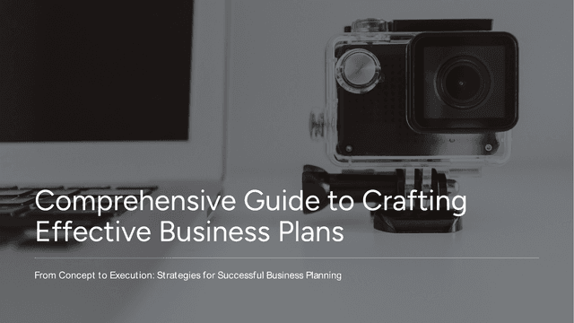 Modern Business Plan template slide 1 preview