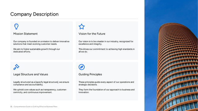 Modern Business Plan template slide 5 preview