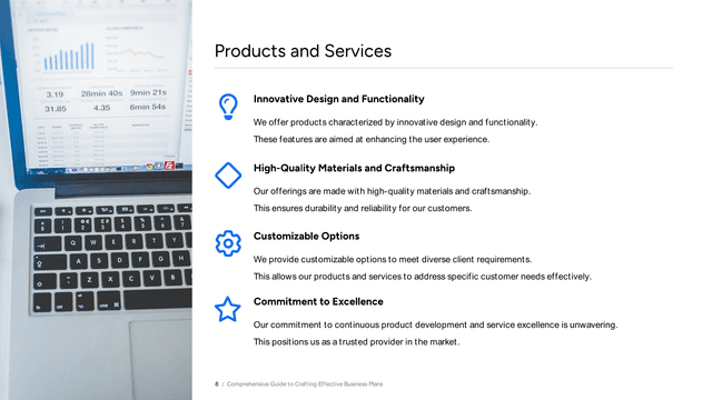 Modern Business Plan template slide 8 preview