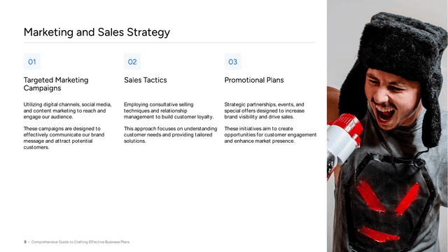 Modern Business Plan template slide 9 preview