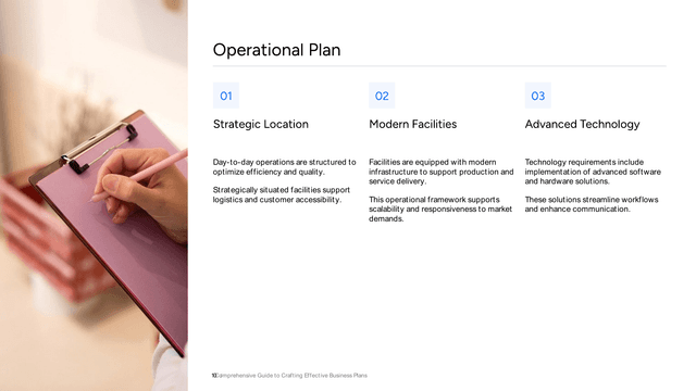 Modern Business Plan template slide 10 preview