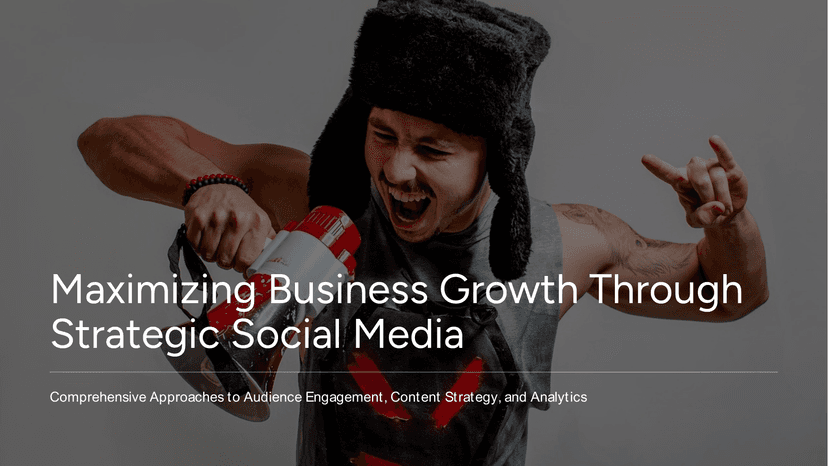 Social Media Strategy