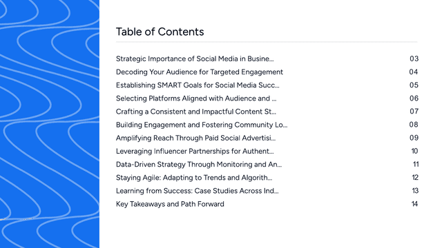 Social Media Strategy template slide 2 preview