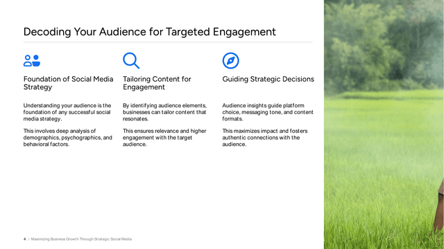 Social Media Strategy template slide 4 preview