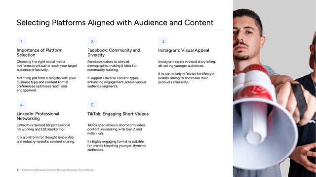 Social Media Strategy template slide 6 preview