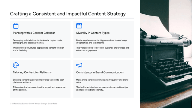 Social Media Strategy template slide 7 preview