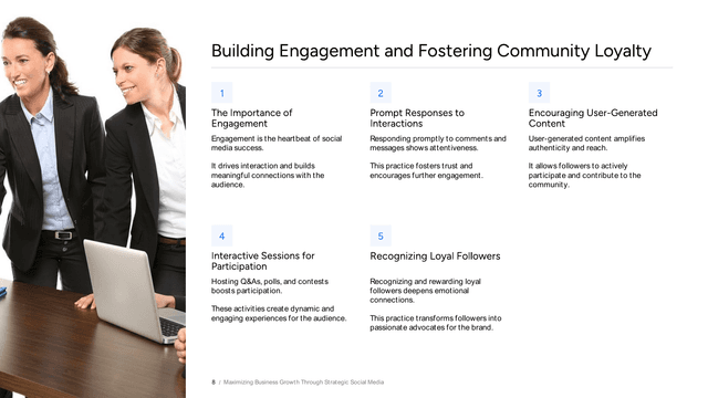 Social Media Strategy template slide 8 preview