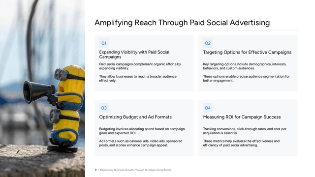 Social Media Strategy template slide 9 preview
