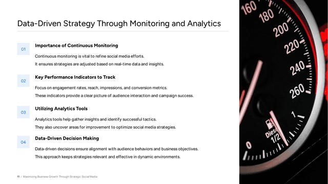 Social Media Strategy template slide 11 preview