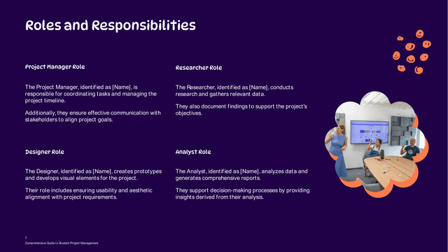 Student Project Guidelines template slide 7 preview