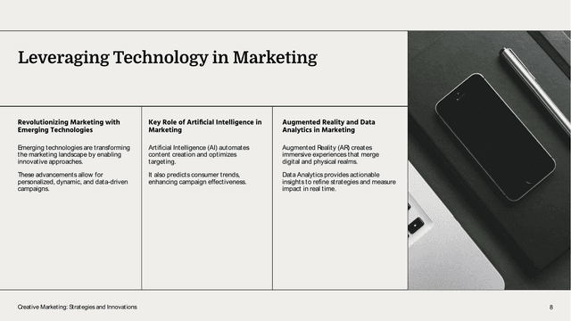 Creative Marketing Deckeroo template slide 8 preview