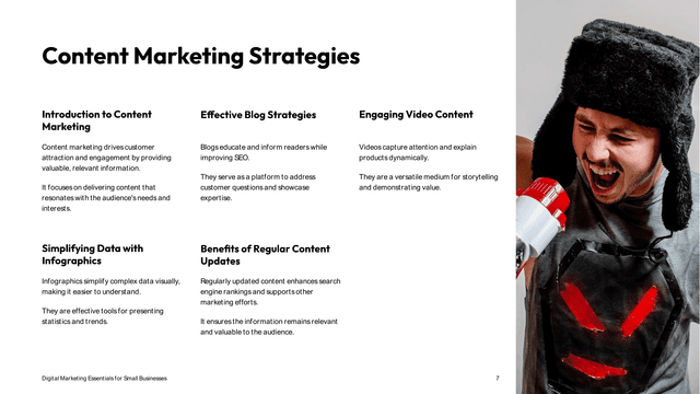 Digital Marketing Strategy for Small Businesses template slide 7 preview