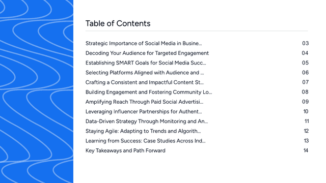 Social Media Strategy template slide 2 preview
