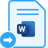 Convertir PDF en Word Icon
