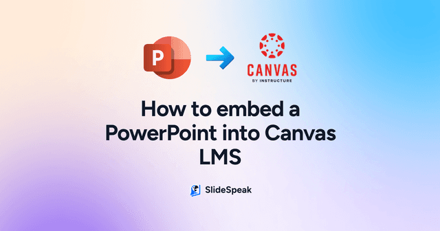 How to embed a PowerPoint in Canvas LMS