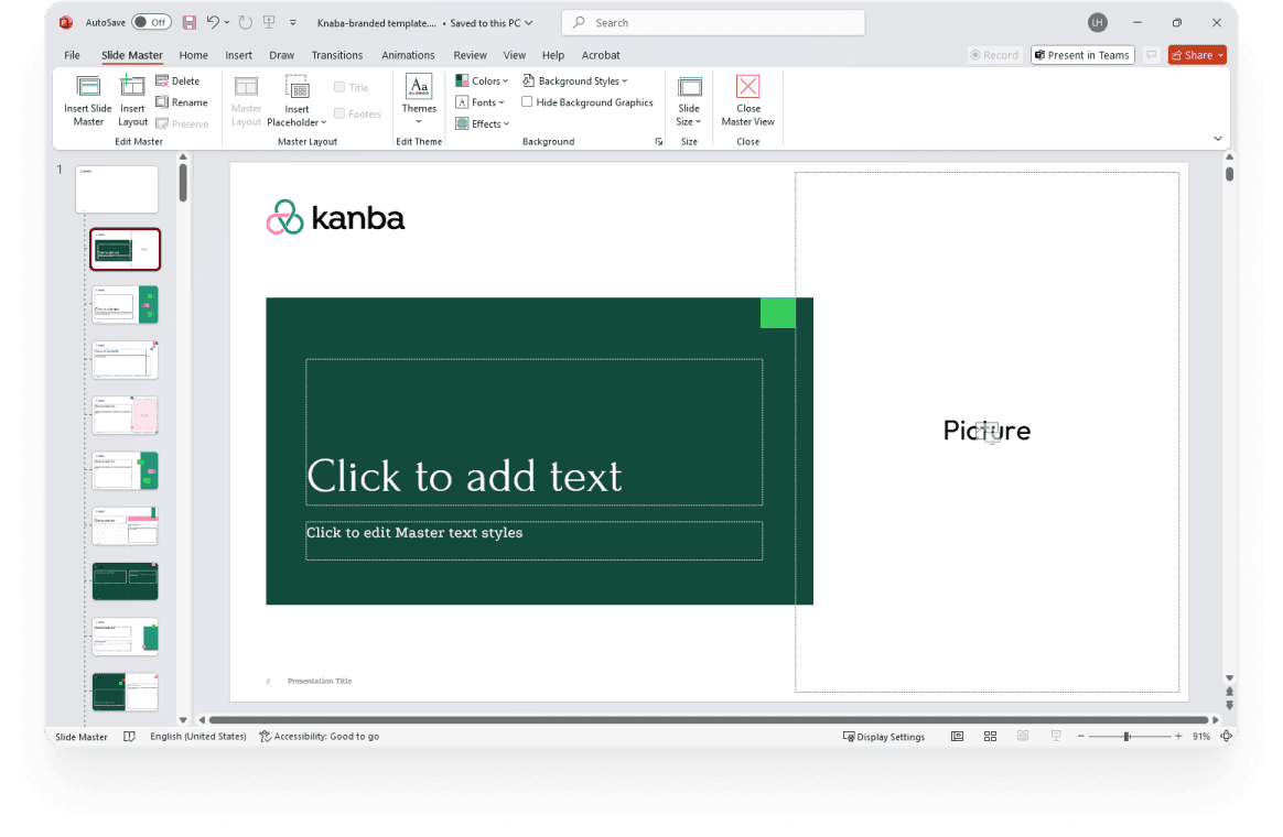 word doc interface