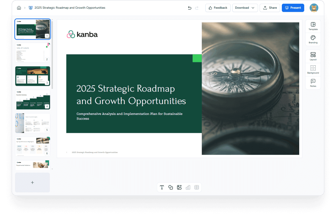 presentation interface