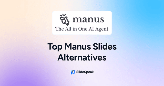 Top 5 Alternatives to Manus Slides