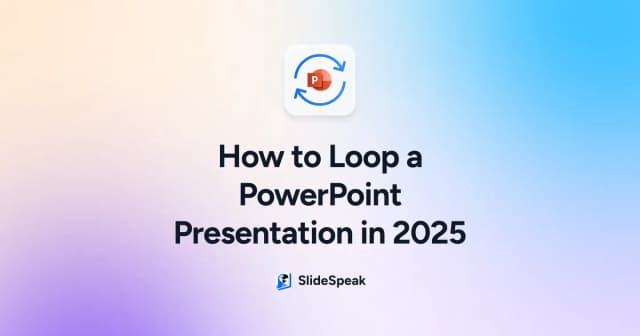 Comment faire boucler une présentation PowerPoint