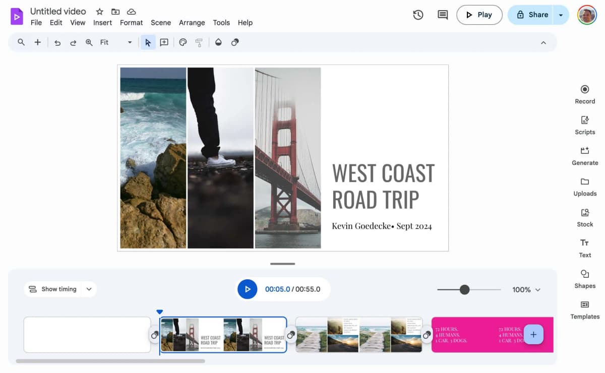 Google Vids Slides Import Success