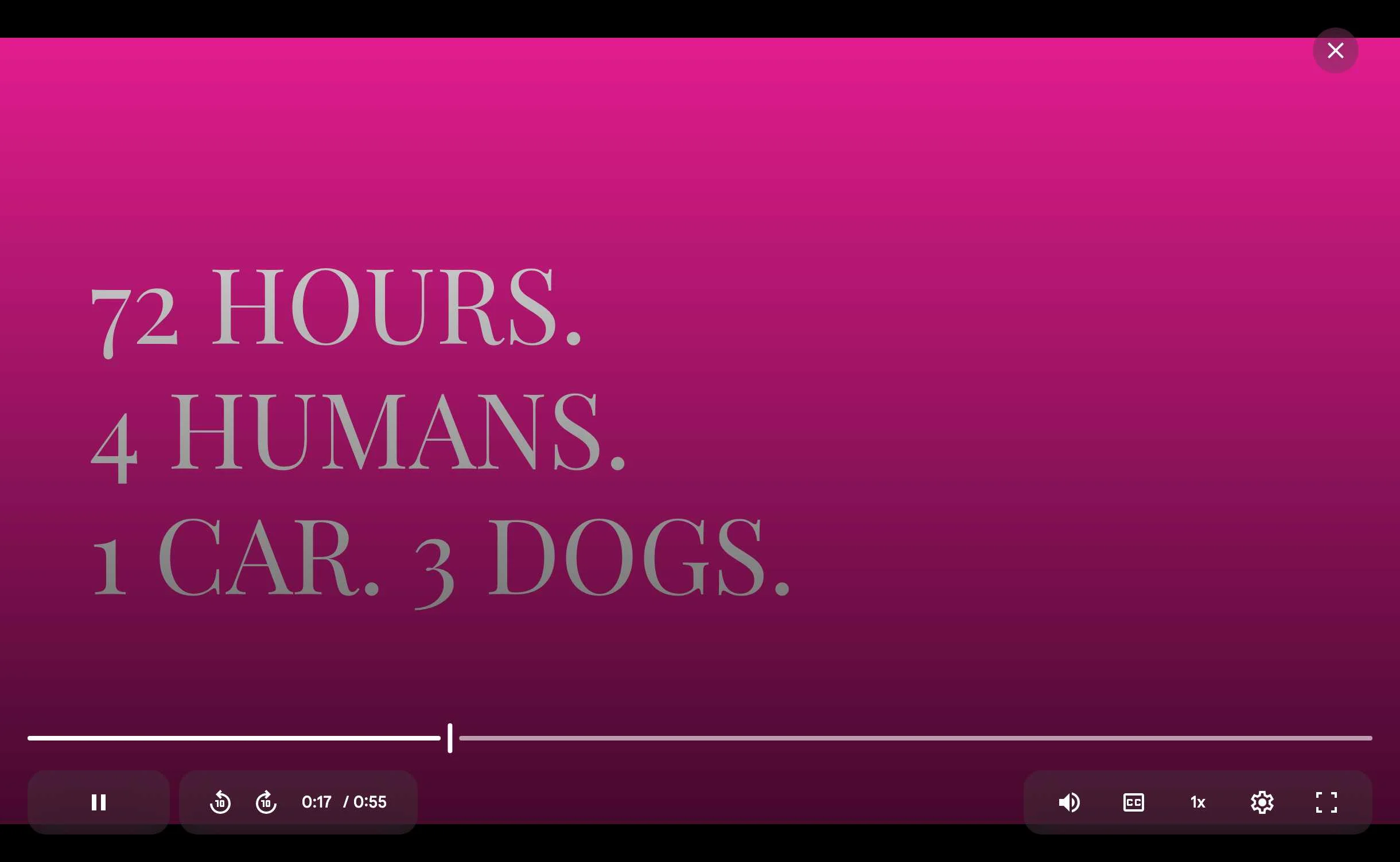 Video Playing Interface