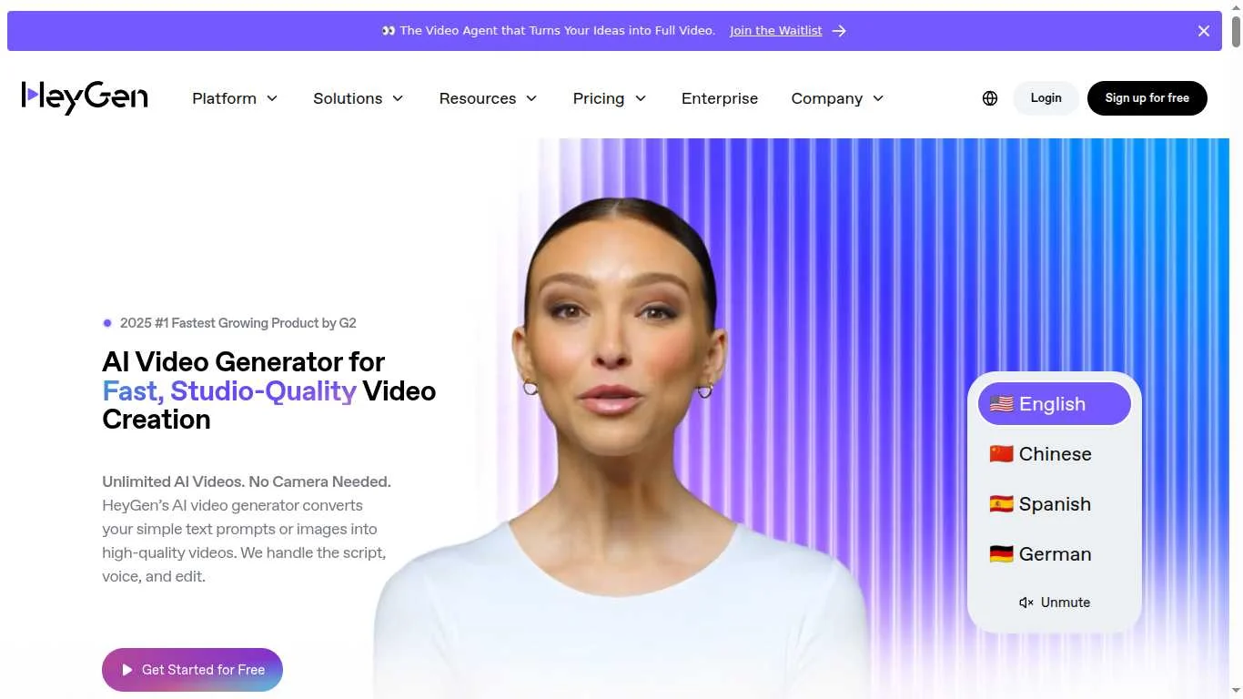 HeyGen Homepage