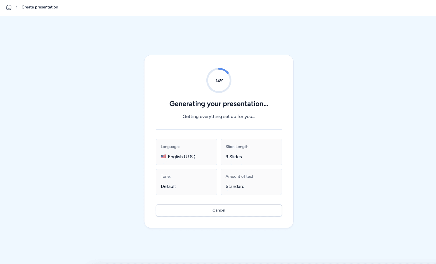 Slidespeak Generation Process