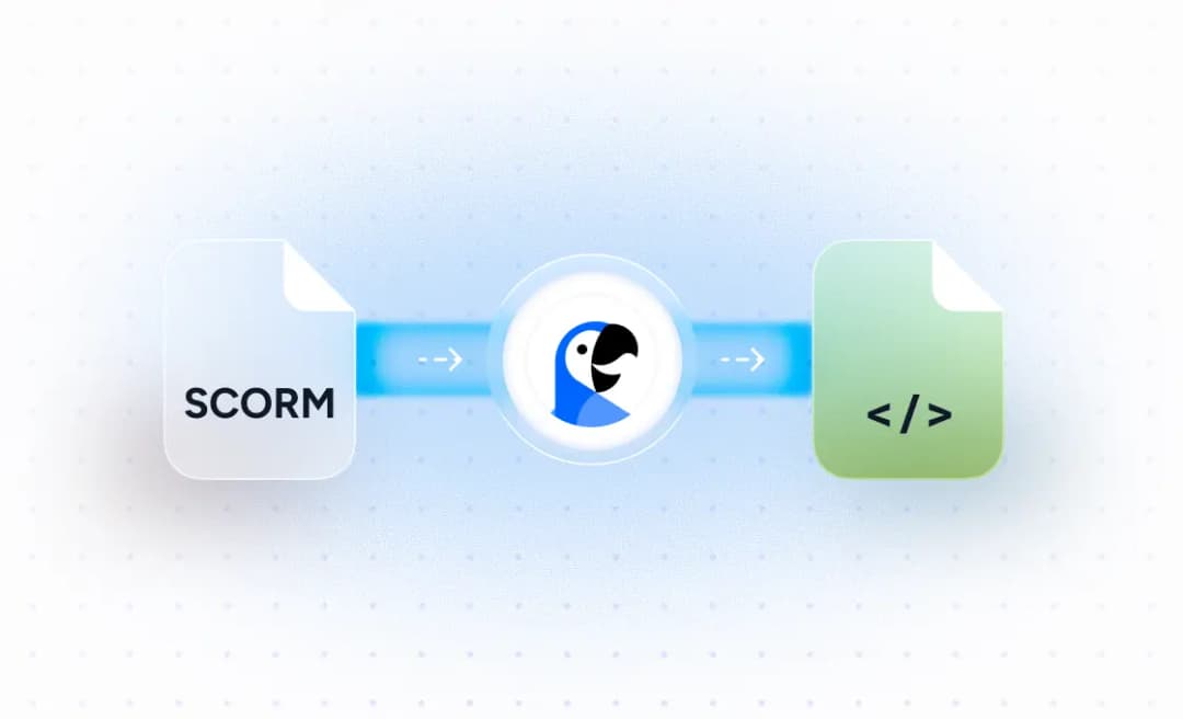 Upload SCORM package