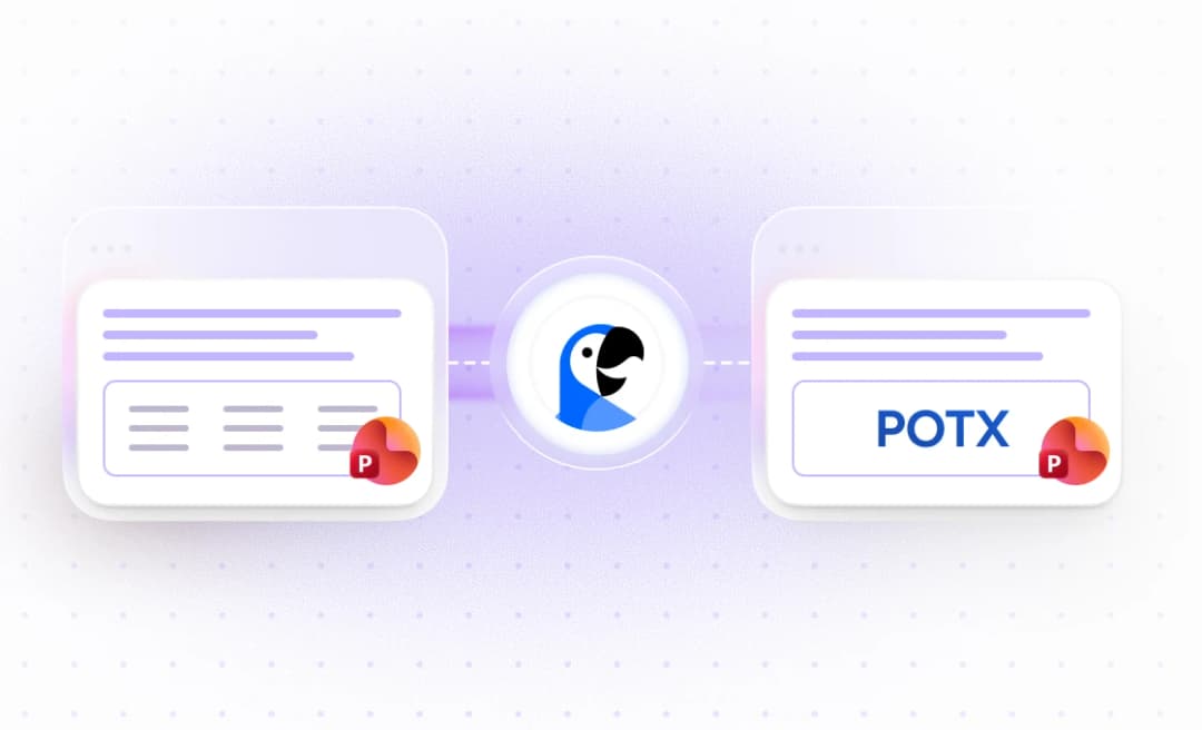 Create POTX Template from PPTX