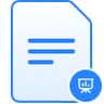 Google Docs vers Présentation Icon